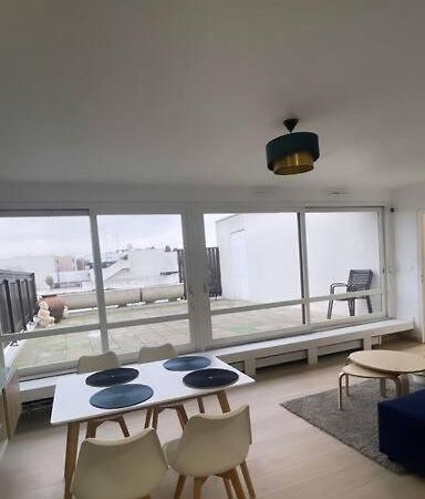 T2 Renove Avec Terrasse Proche Paris Et Disneyland Champs-Sur-Marne Exteriör bild
